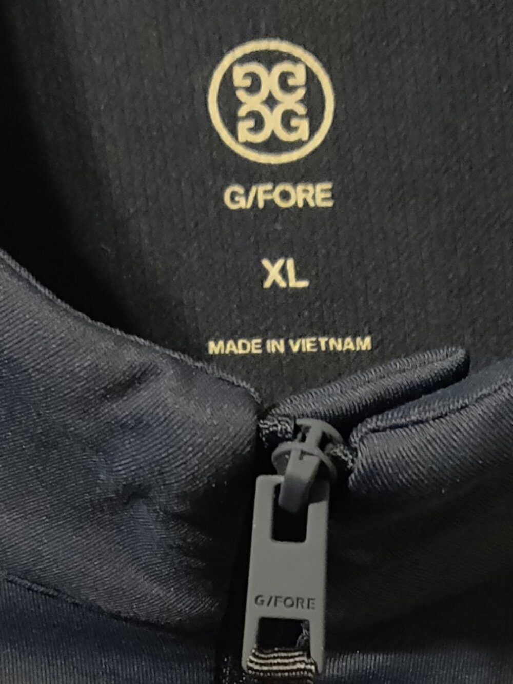 G/Fore Performance Golf 1/4 Zip Twilight Blue XL New With Tags